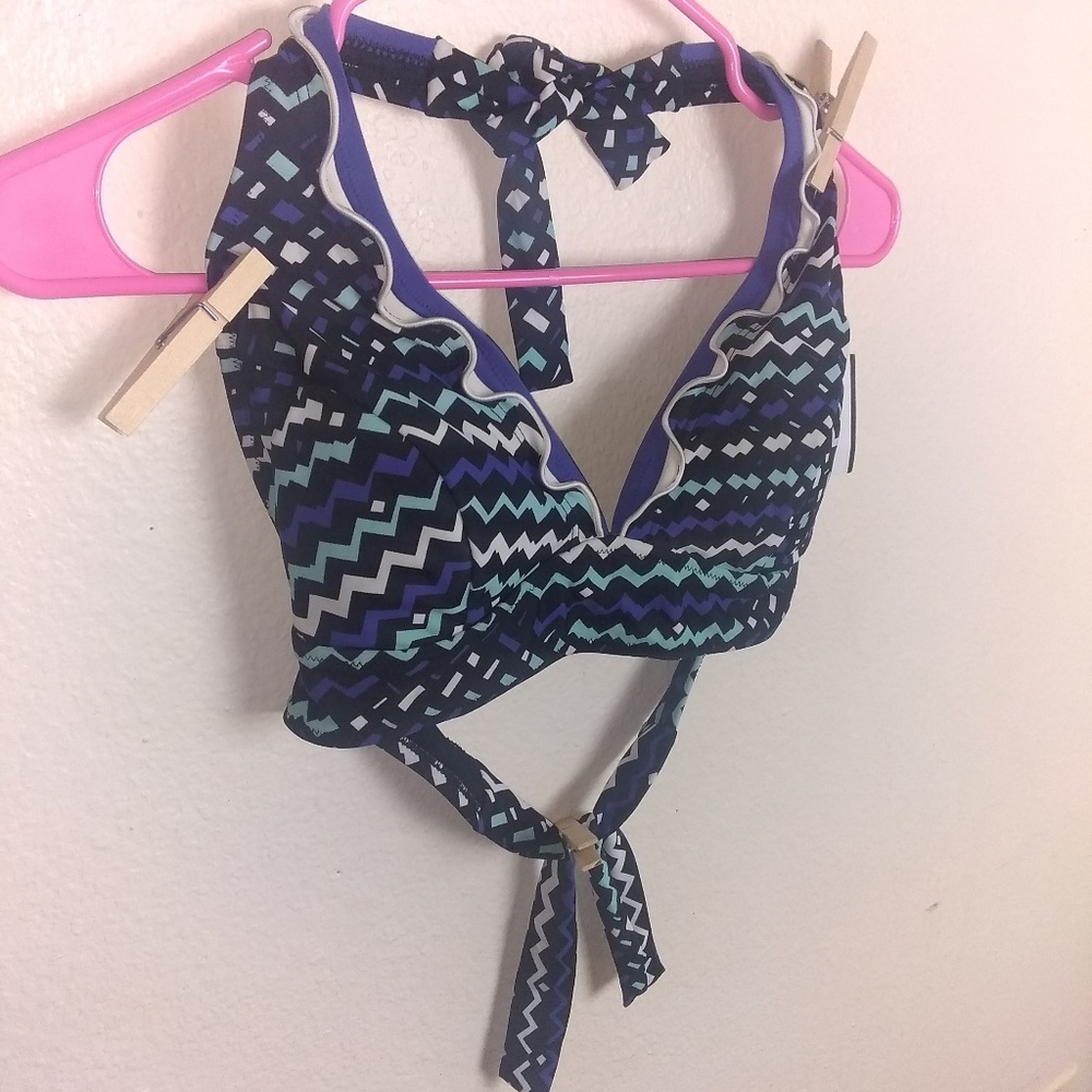 Profile by gottex Bikini top Multi color size 8